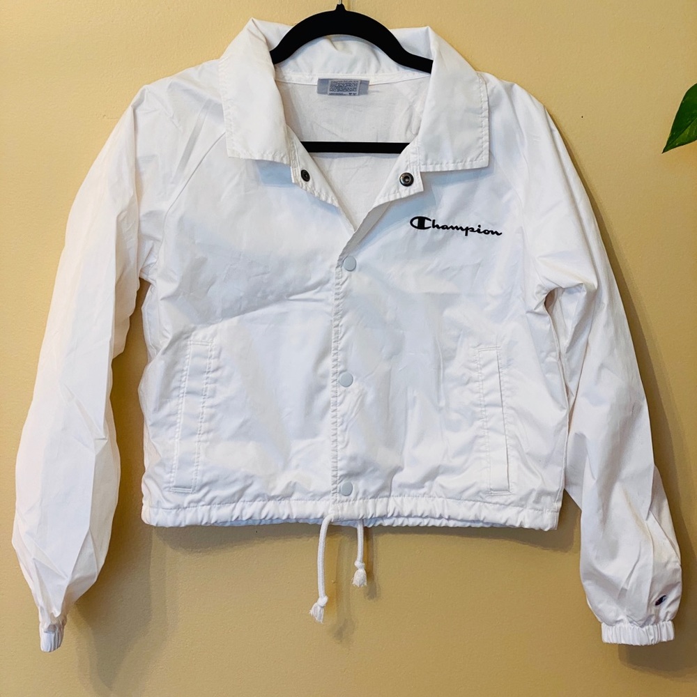 CHAMPION Cropped Windbreaker/Jacket! Size Small!